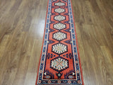 Persian Rug Hand Knotted Oriental Rug Semi Antique Persian Baluch Runner 1'11X6'10