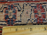 Persian Rug Hand Knotted Oriental Rug Semi Antique Persian Bijar Rug 3'4X6'2