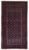Semi Antique Persian Bukhara Rug 2'10X5'6