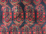 Persian Rug Hand Knotted Oriental Rug Semi-Antique Persian Hamadan Oriental Rug 3'7X10'4