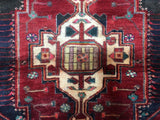 Persian Rug Hand Knotted Oriental Rug Semi-Antique Persian Hamadan Oriental Rug 4'7 x 9'7