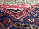 Persian Rug Hand Knotted Oriental Rug Semi-Antique Persian Hamadan Oriental Rug 5'2 x 9'11