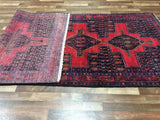 Persian Rug Hand Knotted Oriental Rug Semi-Antique Persian Hamadan Oriental Runner 4'9X11'6