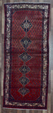 Persian Rug Hand Knotted Oriental Rug Semi-Antique Persian Hamadan Oriental Runner Rug 3'3 x 7'9