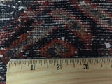 Persian Rug Hand Knotted Oriental Rug Semi-Antique Persian Hamadan Oriental Runner Rug 3'3X9'8