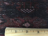Persian Rug Hand Knotted Oriental Rug Semi-Antique Persian Hamadan Oriental Runner Rug 3'6X9'7