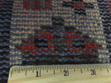 Persian Rug Hand Knotted Oriental Rug Semi-Antique Persian Hamadan Oriental Runner Rug 4'1 x 8'6
