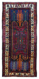 Persian Rug Hand Knotted Oriental Rug Semi-Antique Persian Hamadan Oriental Runner Rug 4'1 x 8'6