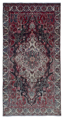 Semi-Antique Persian Hamadan Oriental Runner Rug 4'11x9'4