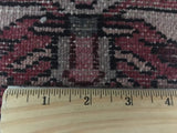 Persian Rug Hand Knotted Oriental Rug Semi-Antique Persian Hamadan Oriental Runner Rug 4'11x9'4