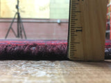 Persian Rug Hand Knotted Oriental Rug Semi-Antique Persian Hamadan Oriental Runner Rug 4'9X10'4