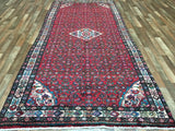 Persian Rug Hand Knotted Oriental Rug Semi-Antique Persian Hamadan Oriental Runner Rug 5'3 x 10'10