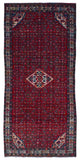Persian Rug Hand Knotted Oriental Rug Semi-Antique Persian Hamadan Oriental Runner Rug 5'3 x 10'10