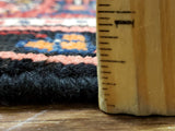 Persian Rug Hand Knotted Oriental Rug Semi Antique Persian Hamadan Rug 2'1X5'11