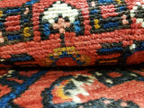 Persian Rug Hand Knotted Oriental Rug Semi Antique Persian Hamadan Rug 2'1X5'11
