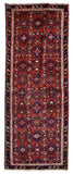 Persian Rug Hand Knotted Oriental Rug Semi Antique Persian Hamadan Rug 2'1X5'11