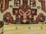 Persian Rug Hand Knotted Oriental Rug Semi-Antique Persian Hamadan Rug 2'7 x 6'