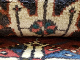 Persian Rug Hand Knotted Oriental Rug Semi Antique Persian Hamadan Rug 2'8X4'8