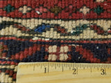 Persian Rug Hand Knotted Oriental Rug Semi Antique Persian Hamadan Rug 2'8X4'8