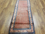 Persian Rug Hand Knotted Oriental Rug Semi Antique Persian Hamadan Rug 2'8X6'10