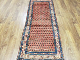 Persian Rug Hand Knotted Oriental Rug Semi Antique Persian Hamadan Rug 2'8X6'10