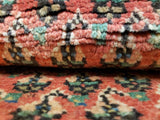 Persian Rug Hand Knotted Oriental Rug Semi Antique Persian Hamadan Rug 2'8X6'10