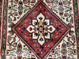 Persian Rug Hand Knotted Oriental Rug Semi-Antique Persian Hamadan Rug 3'3 x 5'4