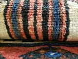 Persian Rug Hand Knotted Oriental Rug Semi Antique Persian Hamadan Rug 3'4X5'