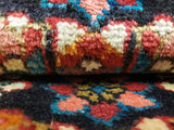 Persian Rug Hand Knotted Oriental Rug Semi Antique Persian Hamadan Rug 3'6 x 5'1