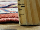 Persian Rug Hand Knotted Oriental Rug Semi Antique Persian Hamadan Rug 3'6X5'3