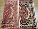 Persian Rug Hand Knotted Oriental Rug Semi Antique Persian Hamadan Rug 3'6X5'3