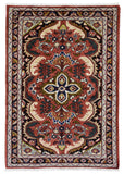Persian Rug Hand Knotted Oriental Rug Semi Antique Persian Hamadan Rug 3'6X5'3