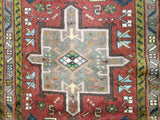 Persian Rug Hand Knotted Oriental Rug Semi-Antique Persian Hamadan Runner 1'11 x 6'6