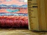 Persian Rug Hand Knotted Oriental Rug Semi-Antique Persian Hamadan Runner 3'1X9'7