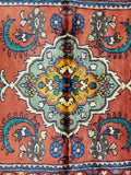 Persian Rug Hand Knotted Oriental Rug Semi-Antique Persian Hamadan Runner 3'1X9'7