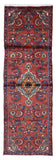 Persian Rug Hand Knotted Oriental Rug Semi-Antique Persian Hamadan Runner 3'1X9'7