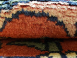 Persian Rug Hand Knotted Oriental Rug Semi-Antique Persian Hamadan Runner 3'1X9'7