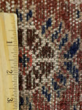 Persian Rug Hand Knotted Oriental Rug Semi Antique Persian Hamadan Runner 3'7X10'