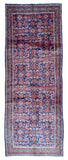 Semi-Antique Persian Hamadan Runner 3'7 x 9'6