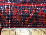 Persian Rug Hand Knotted Oriental Rug Semi-Antique Persian Hamadan Runner Rug 4'7X7'5