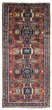 Persian Rug Hand Knotted Oriental Rug Semi-Antique Persian Hamadan Vaulted Rug 4'9 x 10'7