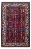Persian Rug Hand Knotted Oriental Rug Semi-Antique Persian Heriz Oriental Rug 7'3X11'6