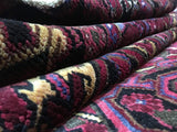 Persian Rug Hand Knotted Oriental Rug Semi-Antique Persian Heriz Oriental Rug 8'7X11'6