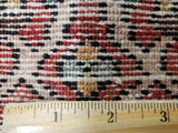 Persian Rug Hand Knotted Oriental Rug Semi Antique Persian Heriz Rug 3'2X4'11