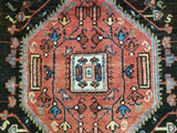 Persian Rug Hand Knotted Oriental Rug Semi Antique Persian Heriz Rug 3'3x5'10