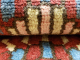 Persian Rug Hand Knotted Oriental Rug Semi Antique Persian Heriz Rug 3'9X5'