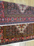 Persian Rug Hand Knotted Oriental Rug Semi Antique Persian Heriz Rug 4'1X4'8