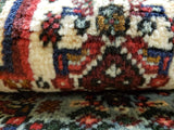 Persian Rug Hand Knotted Oriental Rug Semi Antique Persian Heriz Rug 4'1X4'8