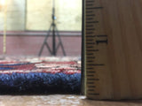 Persian Rug Hand Knotted Oriental Rug Semi-Antique Persian Kashan Oriental Rug 6'1 x 9'8