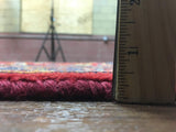 Persian Rug Hand Knotted Oriental Rug Semi-Antique Persian Kashan Oriental Rug 9'3 x 13'